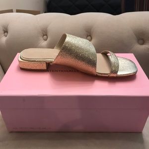 Intentionally blank sandals